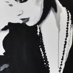 Street Chic Portraits by Rikki Kasso -silkscreen ink on canvas 2011 © 0