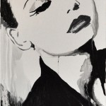 Street Chic Portraits by Rikki Kasso -silkscreen ink on canvas 2011 © 1