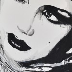 Street Chic Portraits by Rikki Kasso -silkscreen ink on canvas 2011 © 2
