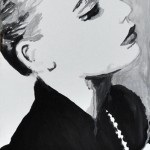 Street Chic Portraits by Rikki Kasso -silkscreen ink on canvas 2011 © 4